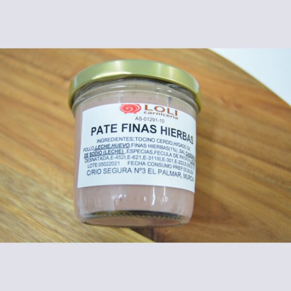 89210#Paté de Finas Hierbas